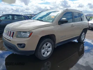 2017 Jeep Compass Sport with VIN 1C4NJCBA8HD187079, listed as a IAAI auction lot 41771632 with 202,484 mi miles and . Bid and sale history available at carsss.com. Image 2.