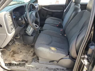 2005 Chevrolet Silverado 1500 with VIN 1GCEK19V75E332757, listed as a Copart auction lot 46627485 with 0 mi miles and Salvage Title. Bid and sale history available at carsss.com. Image 7.