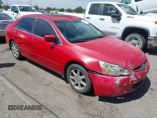2004 Honda Accord EX with VIN 1HGCM66574A101352, listed as a IAAI auction lot 42733055 with 119,291 mi miles and . Bid and sale history available at DreamBid. Image 1.