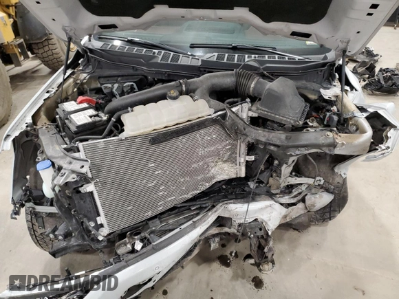 2023 Ford F-150 XL with VIN 1FTFW1E82PFC34533, listed as a Copart auction lot 52734775 with 0 mi miles and Salvage Title. Bid and sale history available at carsss.com. Image 11.