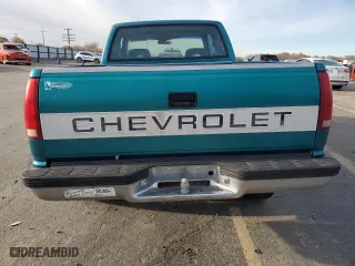 1993 Chevrolet C/K 1500 with VIN 2GCEK19Z2P1244688, listed as a Copart auction lot 80684414 with 115,383 mi miles and Salvage Title. Bid and sale history available at carsss.com. Image 6.