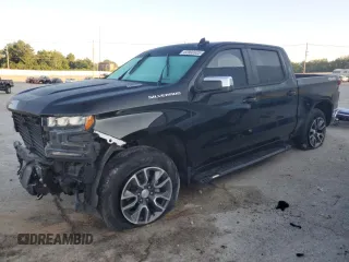 2021 Chevrolet Silverado 1500 LT with VIN 3GCUYDET1MG404253, listed as a Copart auction lot 62903935 with 50,371 mi miles and Salvage title. Bid and sale history available at DreamBid. Image 1.