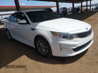 2017 Kia Optima EX with VIN 5XXGU4L38HG158709, listed as a IAAI auction lot 41949488 with 100,965 mi miles. Bid and sale history available at carsss.com. Image 1.