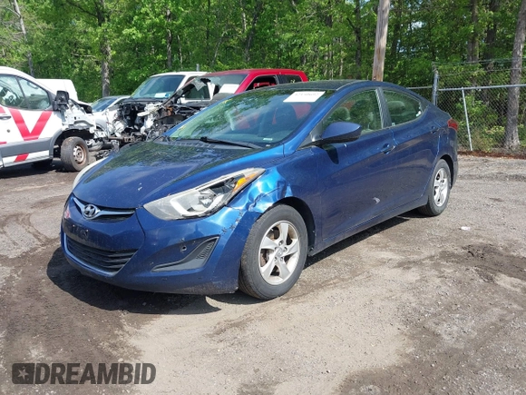 2015 Hyundai Elantra SE with VIN 5NPDH4AE9FH614732, listed as a IAAI auction lot 42150692 with 267,045 mi miles and . Bid and sale history available at DreamBid. Image 2.