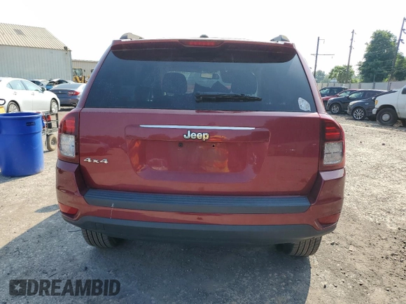 2016 Jeep Compass Sport with VIN 1C4NJDBB3GD722882, listed as a Copart auction lot 62368765 with Not provided miles and Salvage title. Bid and sale history available at DreamBid. Image 6.