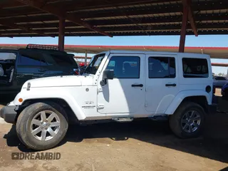 2016 Jeep Wrangler Unlimited Sahara with VIN 1C4BJWEG0GL126270, listed as a IAAI auction lot 42229364 with 50,847 mi miles and . Bid and sale history available at DreamBid. Image 14.