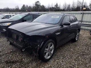 2018 Jaguar F-Pace 30t R-Sport with VIN SADCL2GXXJA285583, listed as a Copart auction lot 42255625 with 121,786 mi miles and Salvage title. Bid and sale history available at DreamBid. Image 1.