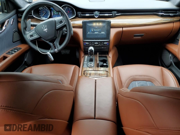 2017 Maserati Quattroporte z VIN ZAM56RRL0H1199204, wystawiony jako Copart lot #60826134 z przebiegiem 45 765 mil mil oraz Szkoda całkowita • Salvage title. Historia ofert i sprzedaży dostępna na DreamBid. Obrazek 8.