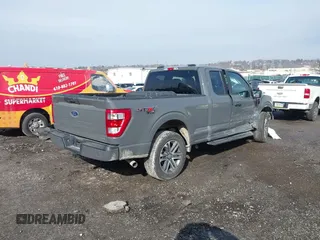 2021 Ford F-150 XL with VIN 1FTEX1EP7MKE31474, listed as a IAAI auction lot 41487560 with 38,030 mi miles and . Bid and sale history available at DreamBid. Image 4.