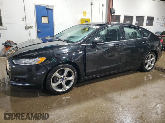 2014 Ford Fusion SE with VIN 1FA6P0H75E5354507, listed as a Copart auction lot 55452035 with 138,104 mi miles and Salvage Title. Bid and sale history available at DreamBid. Image 1.
