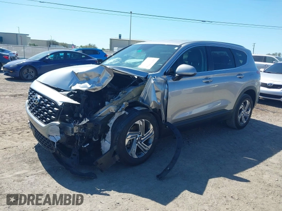 2021 Hyundai Santa Fe SE with VIN 5NMS14AJ7MH320491, listed as a IAAI auction lot 41773594 with 98,440 mi miles. Bid and sale history available at carsss.com. Image 22.