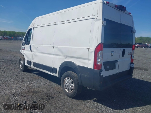 2021 Ram ProMaster Cargo with VIN 3C6LRVBG5ME527045, listed as a IAAI auction lot 42085297 with 27,399 mi miles. Bid and sale history available at carsss.com. Image 3.