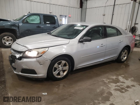 2015 Chevrolet Malibu LS with VIN 1G11B5SL1FF132508, listed as a Copart auction lot 54550035 with 172,259 mi miles and Non Repairable. Bid and sale history available at DreamBid. Image 1.