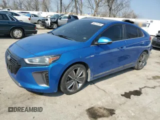 2018 Hyundai Ioniq Limited z VIN KMHC85LC8JU064365, wystawiony jako Copart lot #48774785 z przebiegiem 166 085 mil mil oraz Szkoda całkowita • Salvage title. Historia ofert i sprzedaży dostępna na DreamBid. Obrazek 1.