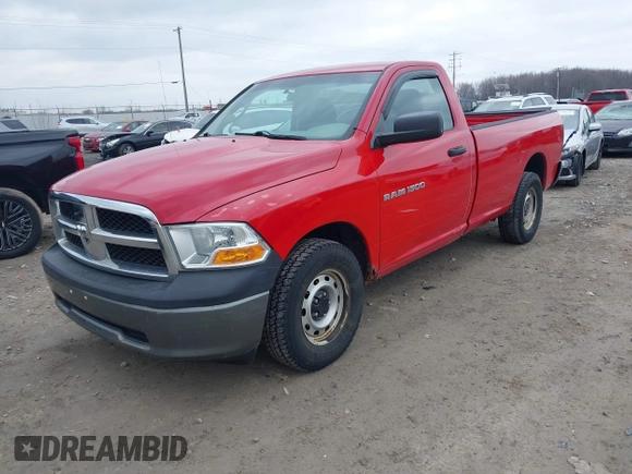 2011 Ram 1500 ST with VIN 3D7JV1EP5BG528333, listed as a IAAI auction lot 41977238 with 174,235 mi miles. Bid and sale history available at carsss.com. Image 2.