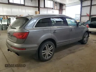2012 Audi Q7 with VIN WA1VGCFE7CD004348, listed as a Copart auction lot 42711205 with 275,042 mi miles and Salvage title. Bid and sale history available at DreamBid. Image 3.