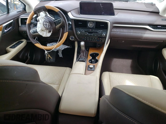 2019 Lexus RX with VIN 2T2BGMCA5KC042989, listed as a Copart auction lot 50247715 with 0 mi miles and Salvage Title. Bid and sale history available at carsss.com. Image 8.