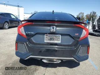 2017 Honda Civic Sedan Si with VIN 2HGFC1E54HH706618, listed as a Copart auction lot 49728275 with 104,159 mi miles and Salvage Title. Bid and sale history available at carsss.com. Image 6.