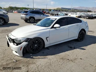 2015 BMW 4 Series 428i xDrive with VIN WBA4C9C51FD331849, listed as a Copart auction lot 75026144 with 65,926 mi miles and Salvage Title. Bid and sale history available at carsss.com. Image 1.