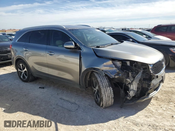 2017 Kia Sorento EX V6 with VIN 5XYPH4A59HG275008, listed as a Copart auction lot 46995155 with 79,534 mi miles and Salvage Title. Bid and sale history available at carsss.com. Image 4.