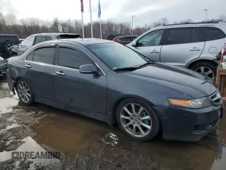 2008 Acura TSX Nav with VIN JH4CL96998C001476, listed as a Copart auction lot 46227835 with 194,014 mi miles and Salvage Title. Bid and sale history available at carsss.com. Image 4.