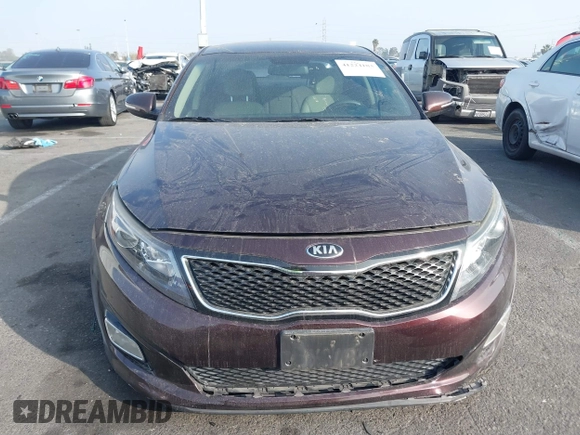 2015 Kia Optima LX with VIN 5XXGM4A74FG430790, listed as a IAAI auction lot 41224183 with 118,793 mi miles. Bid and sale history available at carsss.com. Image 12.