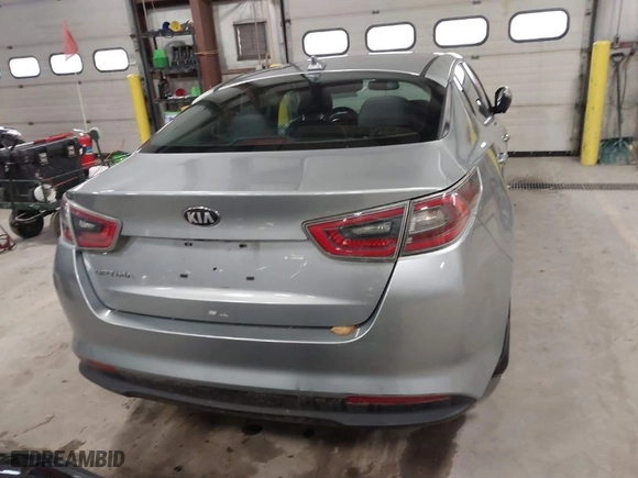 2014 Kia Optima Hybrid LX with VIN KNAGM4AD4E5068904, listed as a IAAI auction lot 41236015 with NaN miles. Bid and sale history available at carsss.com. Image 16.