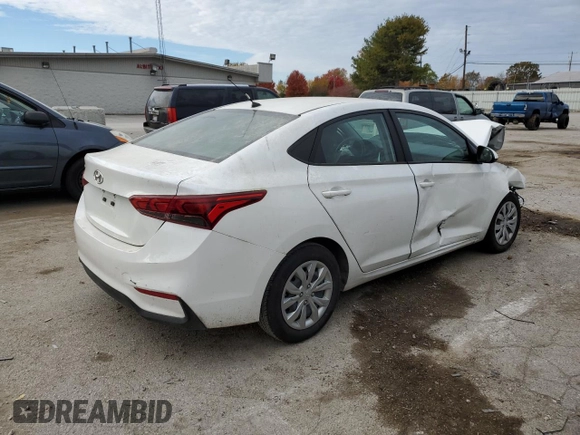 2022 Hyundai Accent SEL with VIN 3KPC24A64NE165646, listed as a Copart auction lot 73515173 with 19,825 mi miles. Bid and sale history available at carsss.com. Image 3.