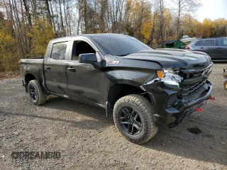 2022 Chevrolet Silverado 1500 LT Trail Boss with VIN 3GCUDFED4NG525165, listed as a Copart auction lot 77381464 with 49,349 mi miles and Salvage Title. Bid and sale history available at DreamBid. Image 4.