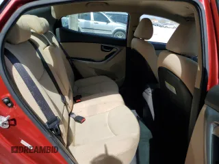 2013 Hyundai Elantra Limited with VIN KMHDH4AE4DU740611, listed as a Copart auction lot 54711845 with 95,408 mi miles and Salvage Title. Bid and sale history available at DreamBid. Image 10.