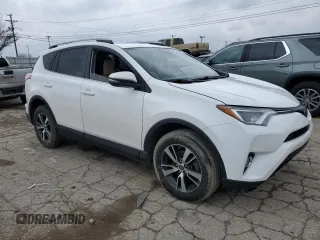 2018 Toyota RAV4 XLE with VIN JTMWFREV2JD108986, listed as a Copart auction lot 45220965 with 0 mi miles and Salvage Title. Bid and sale history available at carsss.com. Image 4.