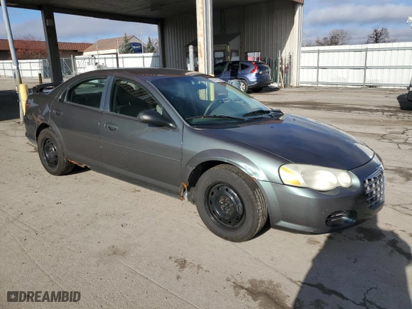 2004 Chrysler Sebring LX with VIN 1C3EL46R34N184471, listed as a Copart auction lot 86719004 with 172,373 mi miles and Salvage Title. Bid and sale history available at carsss.com. Image 4.