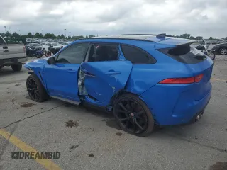 2020 Jaguar F-Pace SVR with VIN SADCZ2EE3LA617687, listed as a Copart auction lot 56555285 with 49,307 mi miles and Salvage Title. Bid and sale history available at DreamBid. Image 2.