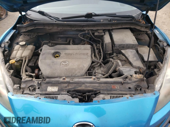 2011 Mazda 3 GX with VIN JM1BL1KF6B1397122, listed as a Copart auction lot 80616184 with 377,342 mi miles and Salvage Title. Bid and sale history available at carsss.com. Image 11.