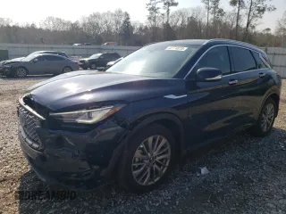 2024 Infiniti QX50 Luxe with VIN 3PCAJ5BA4RF105529, listed as a Copart auction lot 43774975 with 16,863 mi miles and Salvage Title. Bid and sale history available at DreamBid. Image 1.