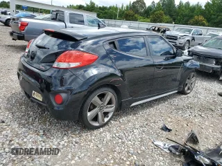 2013 Hyundai Veloster Turbo with VIN KMHTC6AE2DU177578, listed as a Copart auction lot 60901785 with Not provided miles and Salvage title. Bid and sale history available at DreamBid. Image 3.