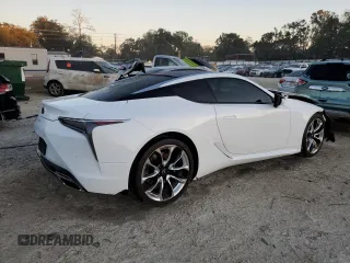 2019 Lexus LC with VIN JTHHP5AY0KA007123, listed as a Copart auction lot 82378554 with 20,443 mi miles and Salvage Title. Bid and sale history available at carsss.com. Image 3.