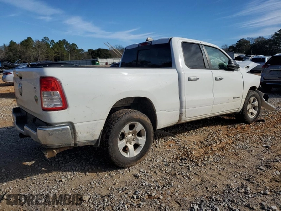2020 Ram 1500 Big Horn with VIN 1C6RREBTXLN179888, listed as a Copart auction lot 43540855 with 104,048 mi miles and Salvage Title. Bid and sale history available at carsss.com. Image 3.