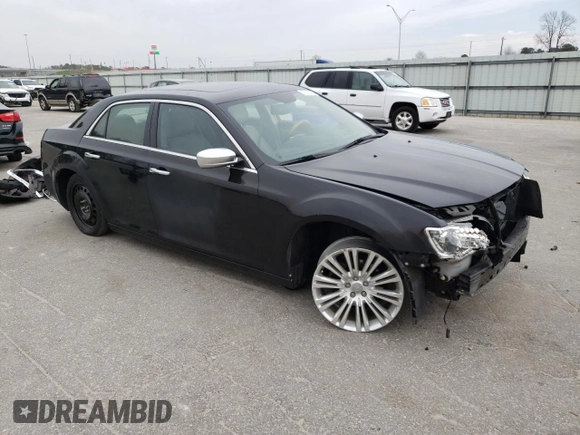 2014 Chrysler 300 with VIN 2C3CCAEG9EH380172, listed as a Copart auction lot 47121935 with 121,755 mi miles and Salvage Title. Bid and sale history available at carsss.com. Image 4.