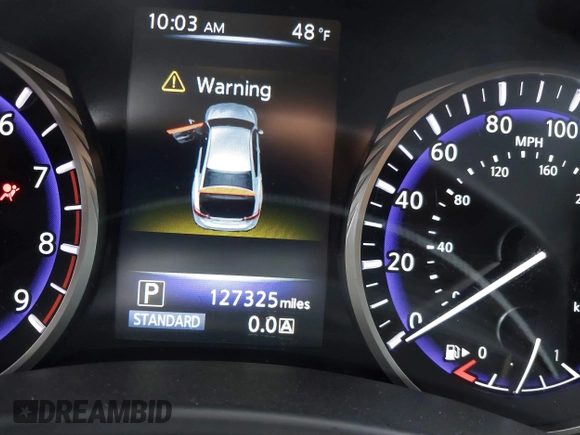 2014 Infiniti Q50 Hybrid Sport with VIN JN1AV7AP7EM691279, listed as a IAAI auction lot 41547805 with 127,325 mi miles and . Bid and sale history available at DreamBid. Image 15.