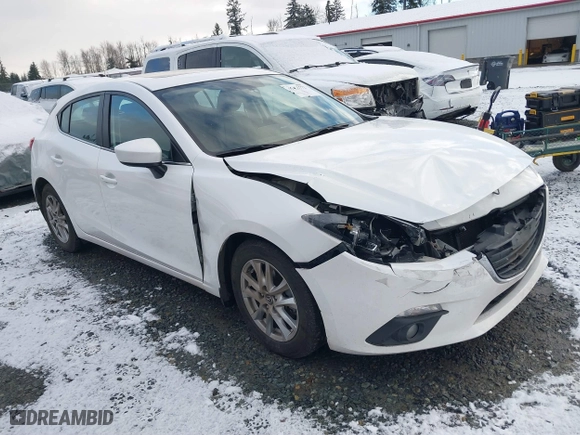 2016 Mazda Mazda3 i Grand Touring with VIN 3MZBM1N77GM319103, listed as a IAAI auction lot 41472772 with 82,833 mi miles. Bid and sale history available at carsss.com. Image 1.