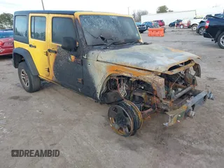 2015 Jeep Wrangler Unlimited Sport RHD with VIN 1C4BJWKG2FL725738, listed as a IAAI auction lot 41564389 with Not provided miles and . Bid and sale history available at DreamBid. Image 1.