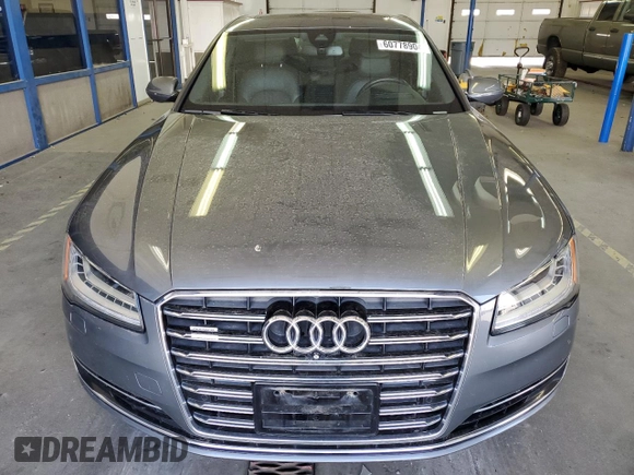 2015 Audi A8 with VIN WAUJGAFD3FN016587, listed as a Copart auction lot 60778904 with 116,818 mi miles and Clean title. Bid and sale history available at DreamBid. Image 5.