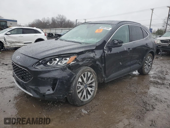 2020 Ford Escape Titanium Hybrid with VIN 1FMCU0DZ9LUA84807, listed as a Copart auction lot 85507594 with Not provided miles and Salvage title. Bid and sale history available at DreamBid. Image 1.