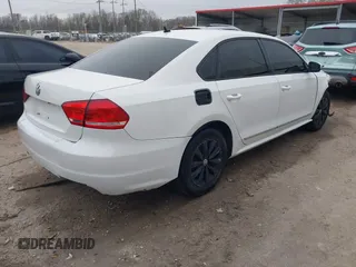 2012 Volkswagen Passat S w/Appearance with VIN 1VWAP7A30CC027913, listed as a IAAI auction lot 41580382 with 199,462 mi miles. Bid and sale history available at carsss.com. Image 4.