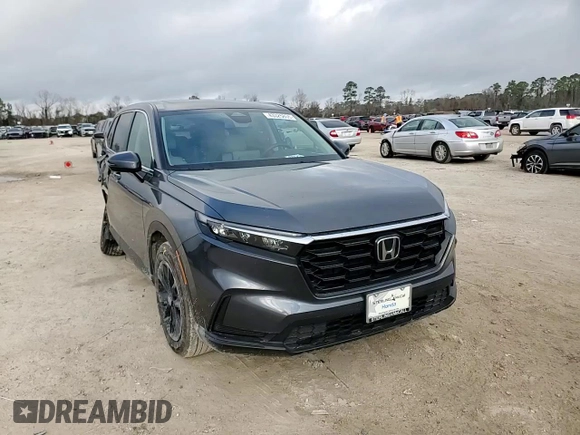 2025 Honda CR-V EX with VIN 2HKRS4H46SH405950, listed as a Copart auction lot 43325855 with 7,701 mi miles and Salvage Title. Bid and sale history available at DreamBid. Image 12.