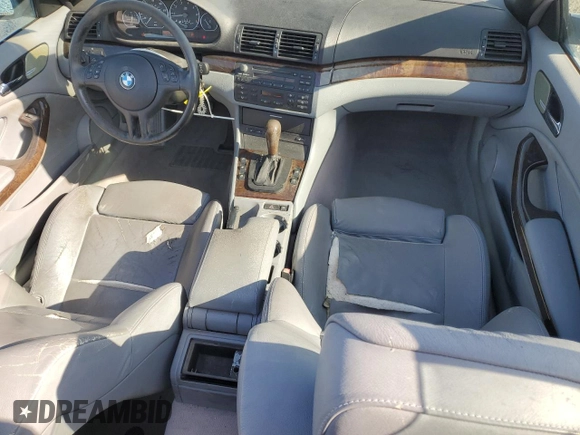 2004 BMW 3 Series 330Ci with VIN WBABW53444PL47375, listed as a Copart auction lot 62426555 with 162,212 mi miles and Salvage title. Bid and sale history available at DreamBid. Image 8.