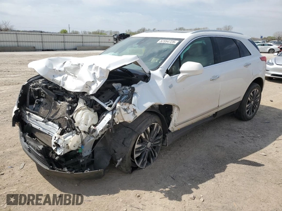 2017 Cadillac XT5 Premium Luxury AWD z VIN 1GYKNERS5HZ319259, wystawiony jako Copart lot #52554725 z przebiegiem Nie podano mil oraz Szkody całkowita. Historia ofert i sprzedaży dostępna na DreamBid. Obrazek 1.