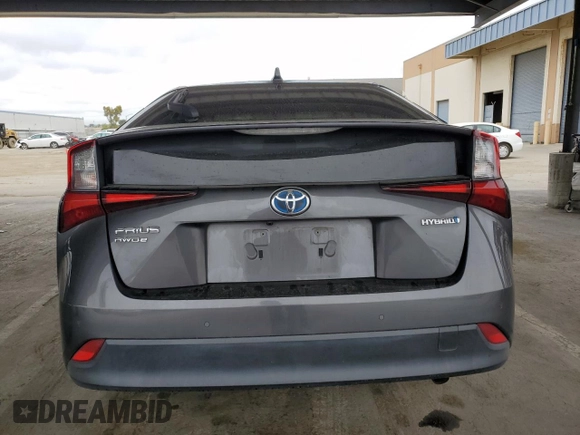 2020 Toyota Prius LE with VIN JTDL9RFU2L3015992, listed as a Copart auction lot 52042125 with 160,995 mi miles and Clean Title. Bid and sale history available at DreamBid. Image 6.