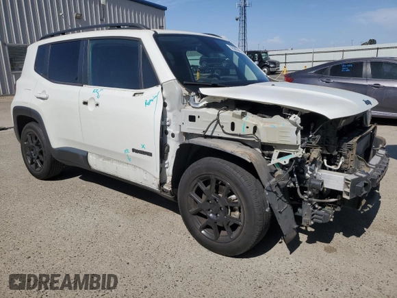2020 Jeep Renegade Latitude with VIN ZACNJABB9LPL09209, listed as a Copart auction lot 58385545 with 69,459 mi miles and Salvage title. Bid and sale history available at DreamBid. Image 4.